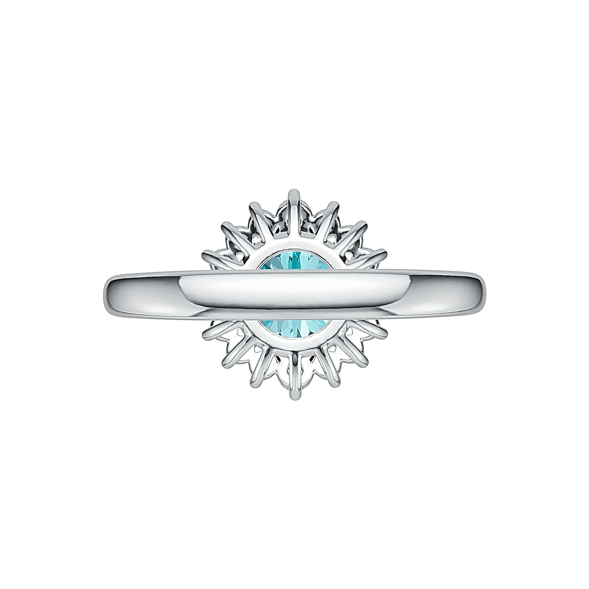 Sterling Silver Semi Mount Ring Setting Round RD 7X7mm Syzjewelry