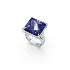 14K Gold Semi Mount Ring Setting Princess Pr 13x18mm Diamond Accent Syzjewelry