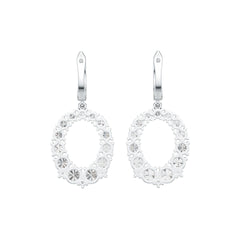 Sterling Silver Semi Mount Earrings Setting Round RD 5x5mm DHJ
