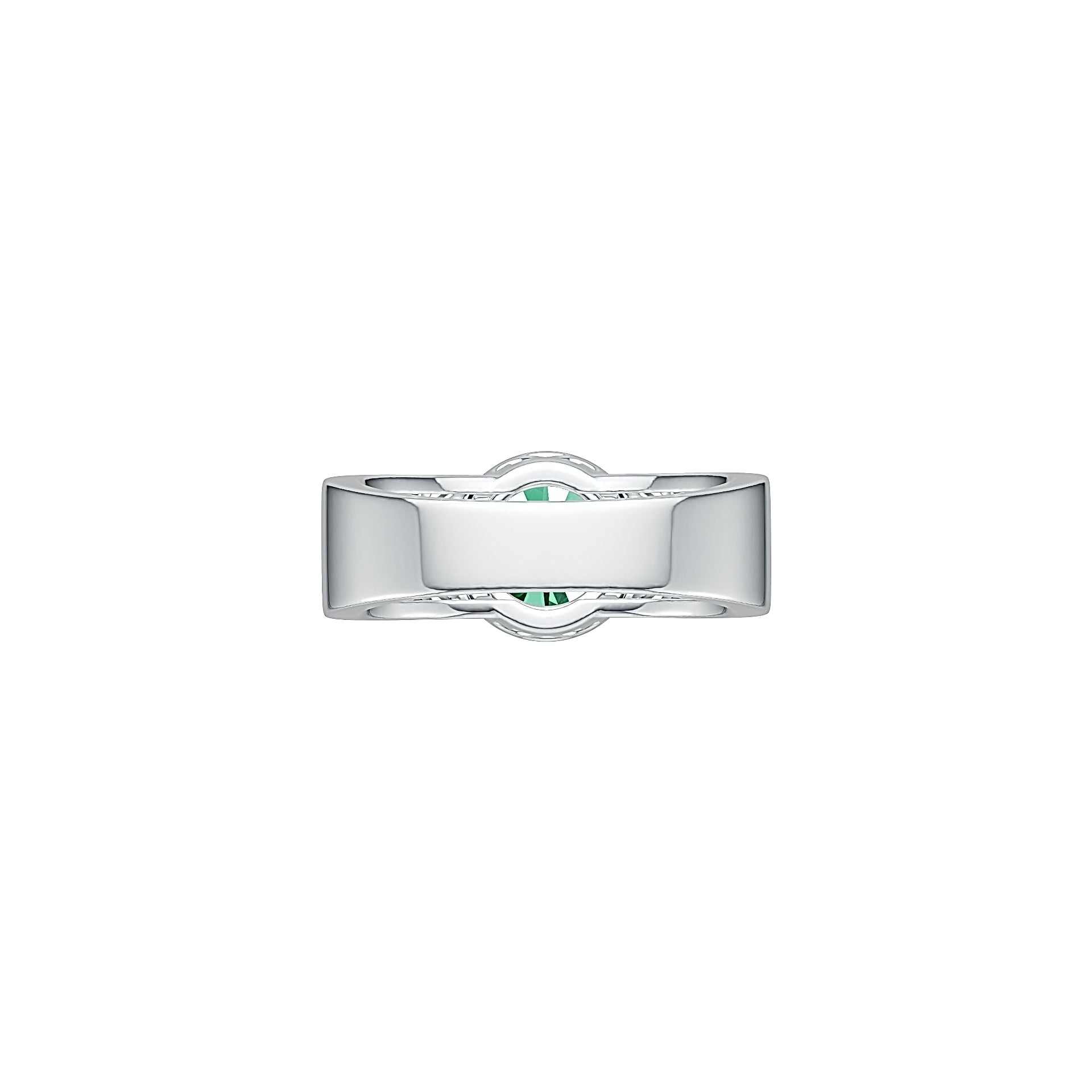 Platinum Semi Mount Ring Setting Round RD 8x8mm Solitaire Diamond Accent DHJ