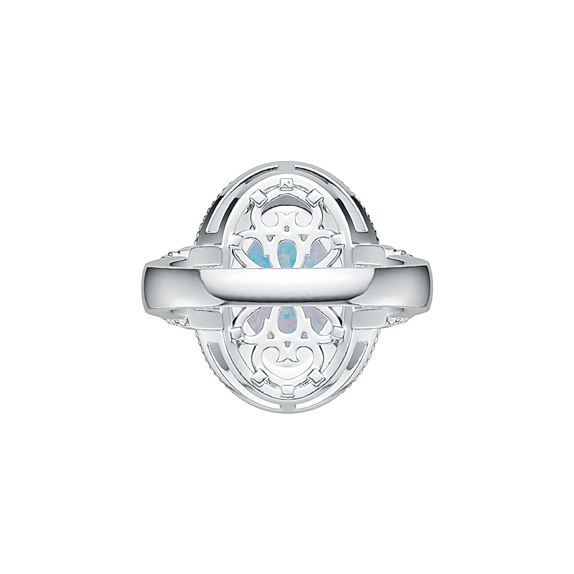 Sterling Silver Semi Mount Ring Setting Oval OV 11X9mm DHJ