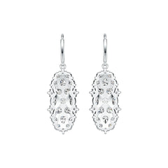 10K Gold Semi Mount Earrings Setting Pear PE 5x4mm Moissanite Accent DHJ