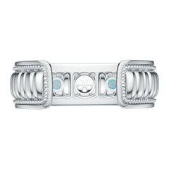 18K Gold Semi Mount Ring Setting Round Ro 9x9mm Syz Jewelry