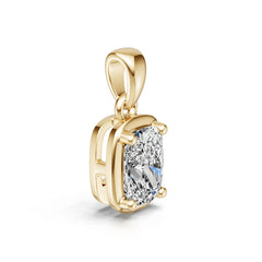 Sterling Silver Semi Mount Pendant Setting Cushion CU 7X5mm Syzjewelry