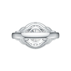 Sterling Silver Semi Mount Ring Setting Round RD 8x8mm DHJ