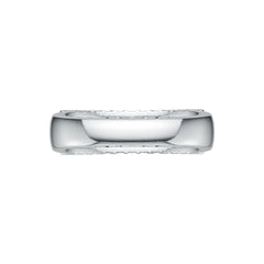 14K Gold Ring with or Moissanite Three-Row Half-Eternity Ring Diamond Accent DHJ