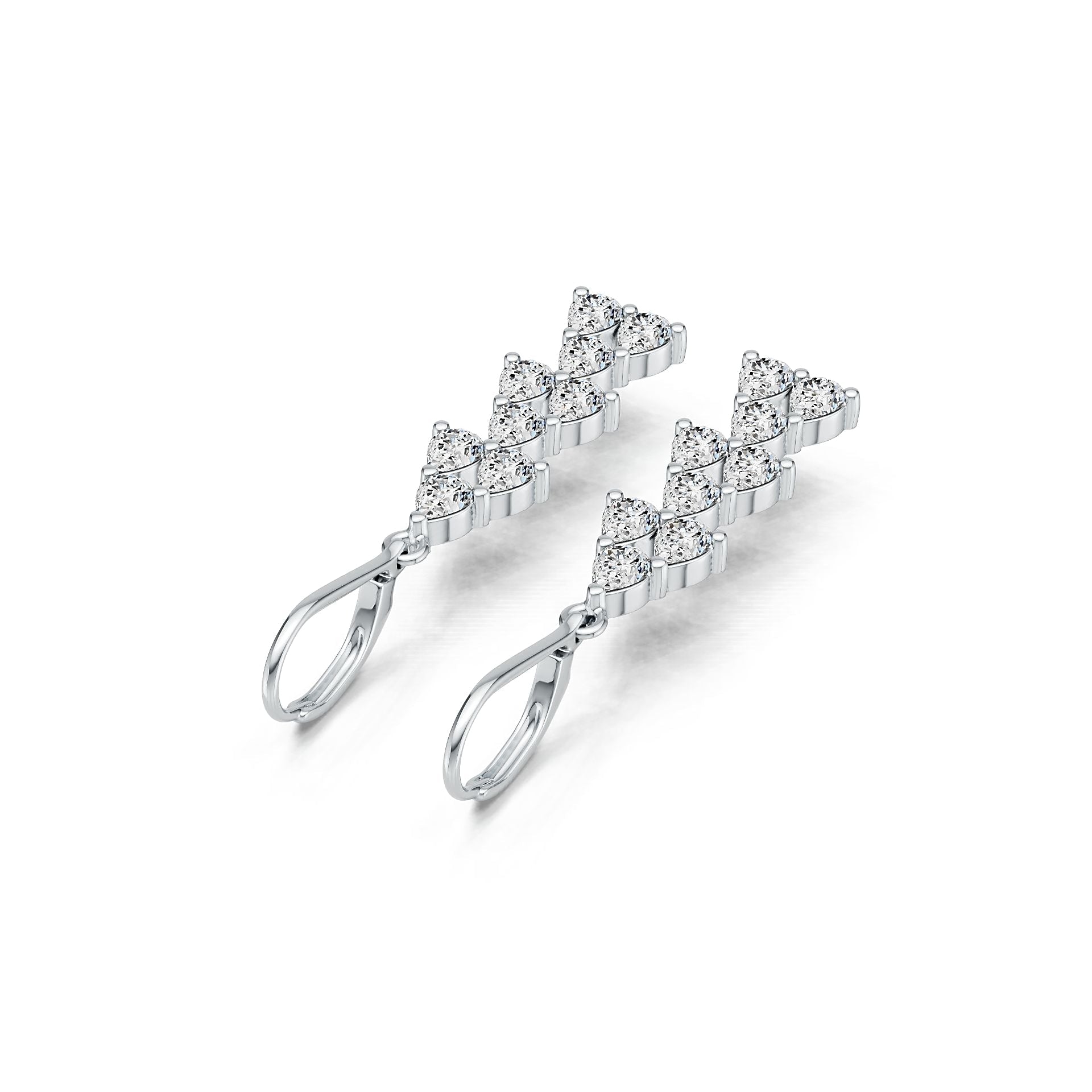 14K Gold Semi Mount Earrings Setting Pear PE 4X3mm DHJ