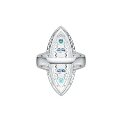 Sterling Silver Semi Mount Ring Setting Oval OV 7X5mm DHJ