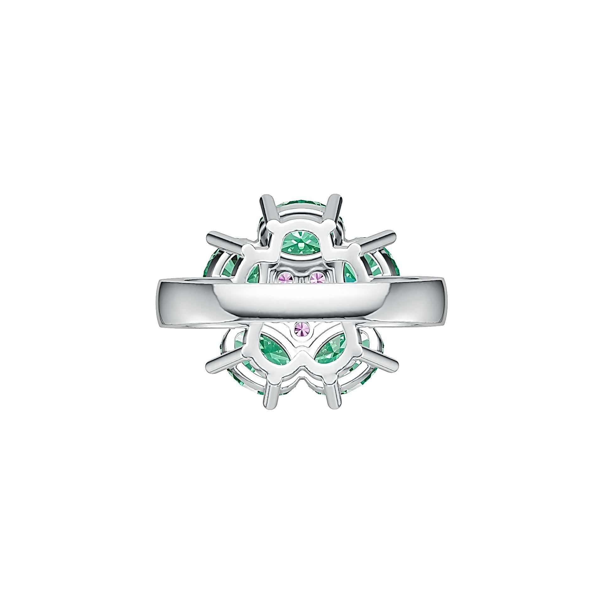 Sterling Silver Semi Mount Ring Setting Oval OV 7X5mm DHJ