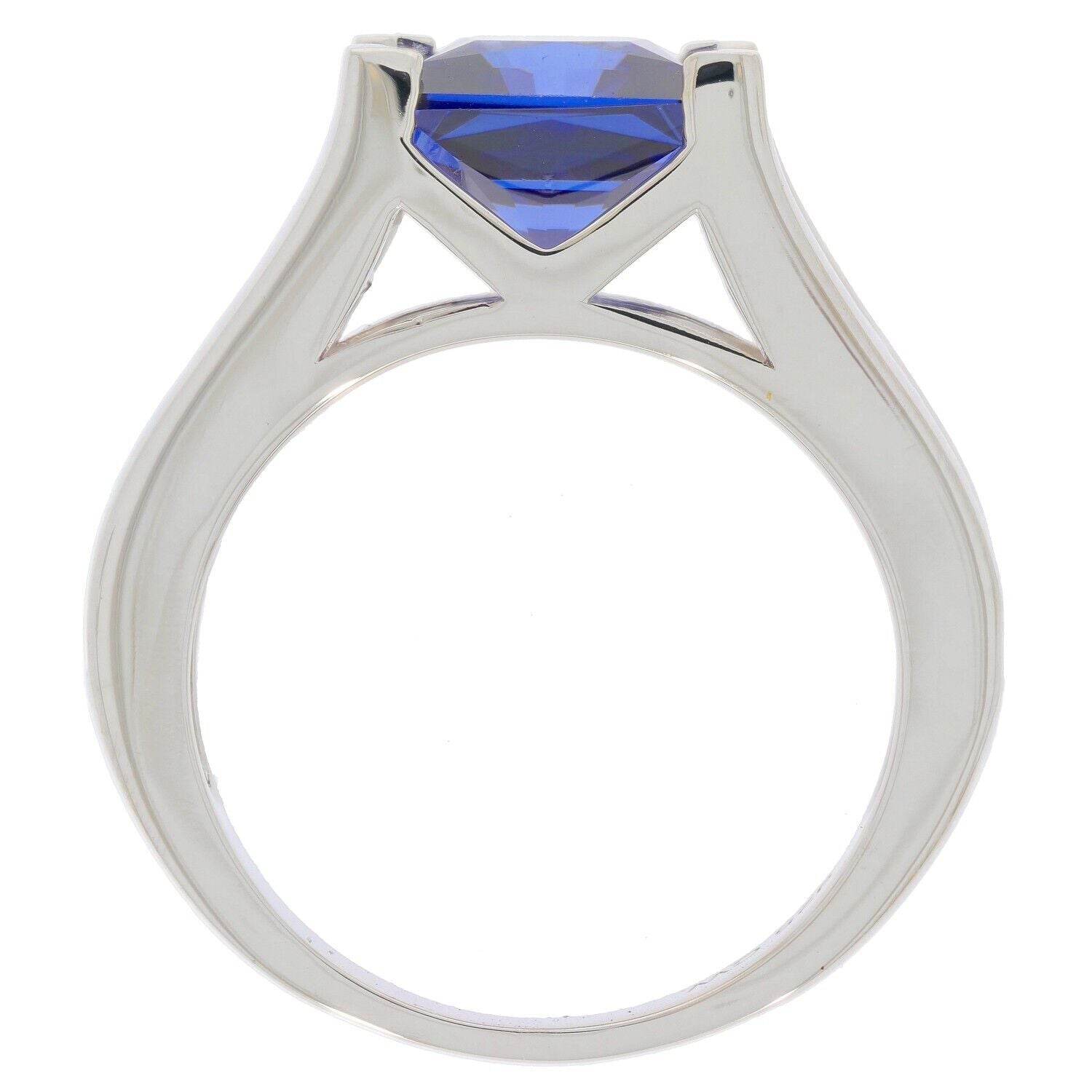18K Gold Semi Mount Ring Setting Princess SQ 9X9mm 25534R Diamond Accent Syzjewelry