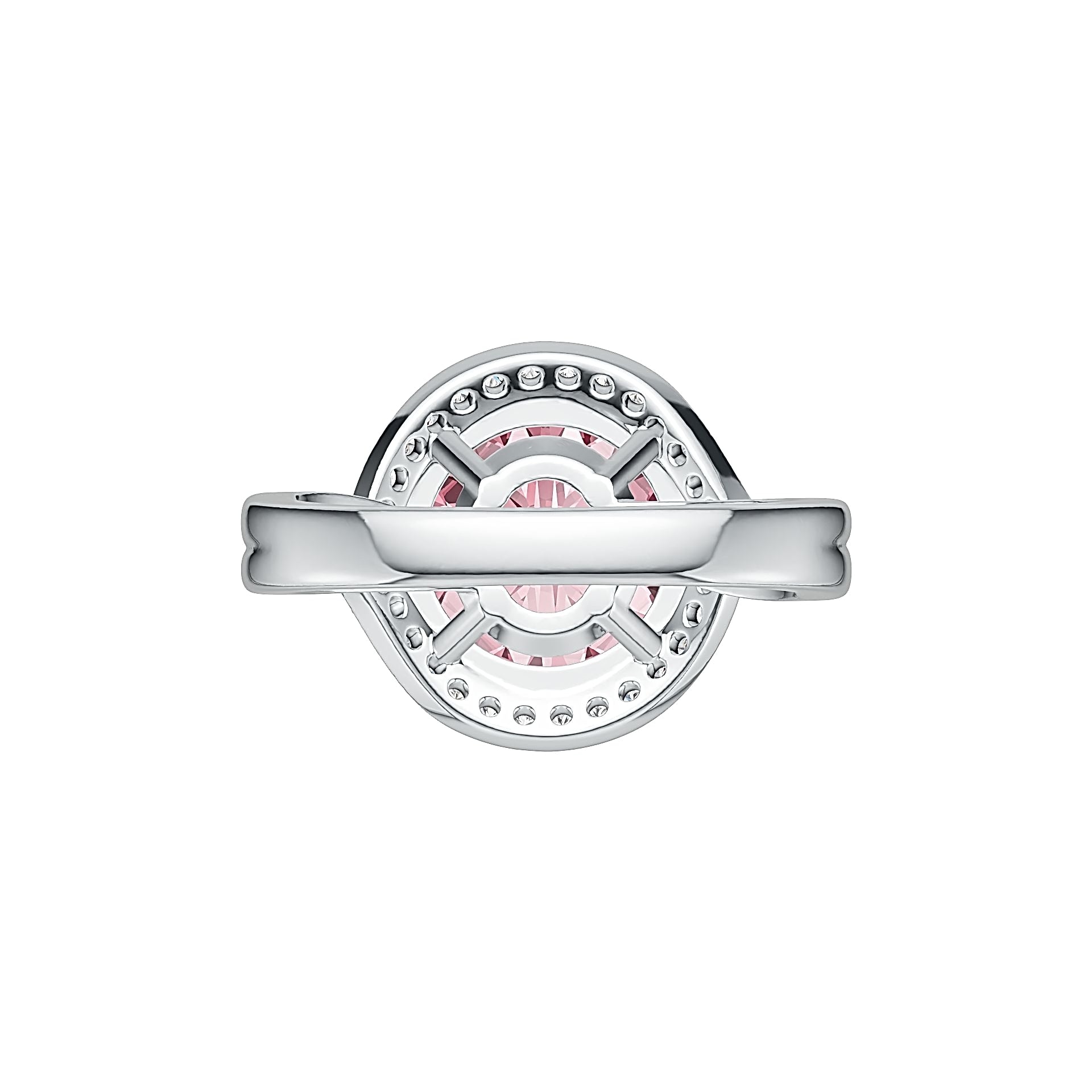 Sterling Silver Semi Mount Ring Setting Round RD 14X14mm Twisted Shank Syzjewelry