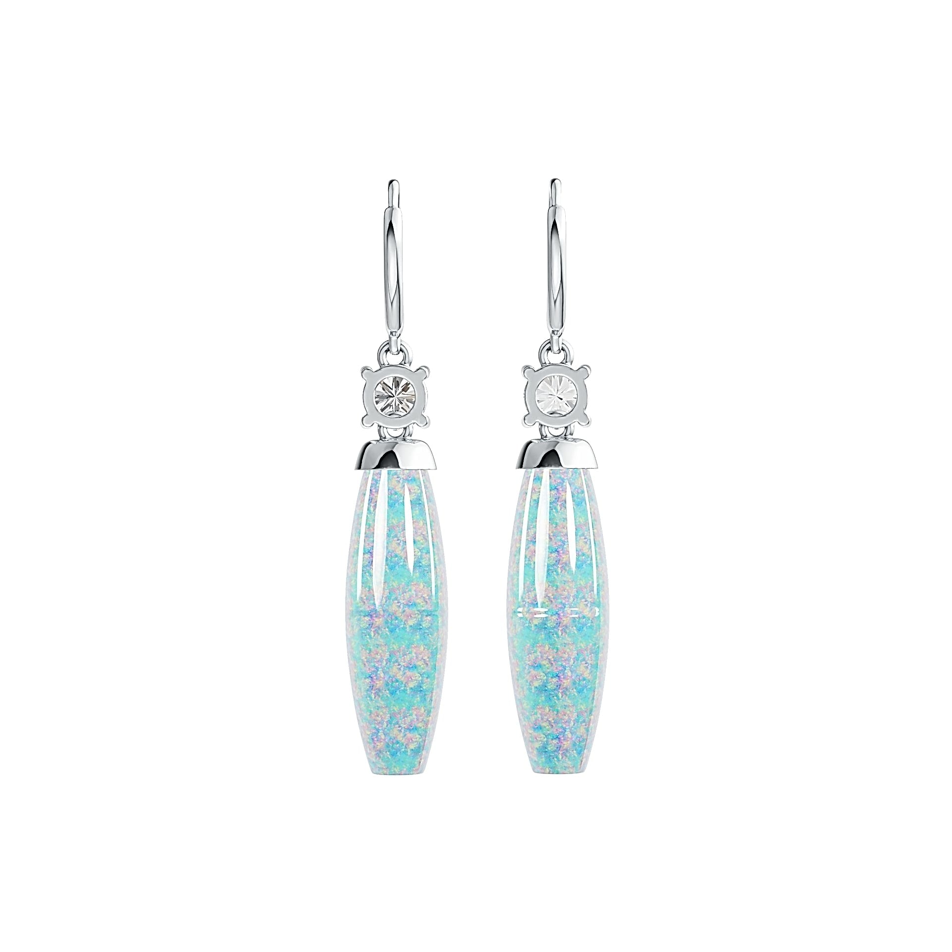 Sterling Silver Semi Mount Earrings Setting Round RD 5x5mm - Syzjewelry