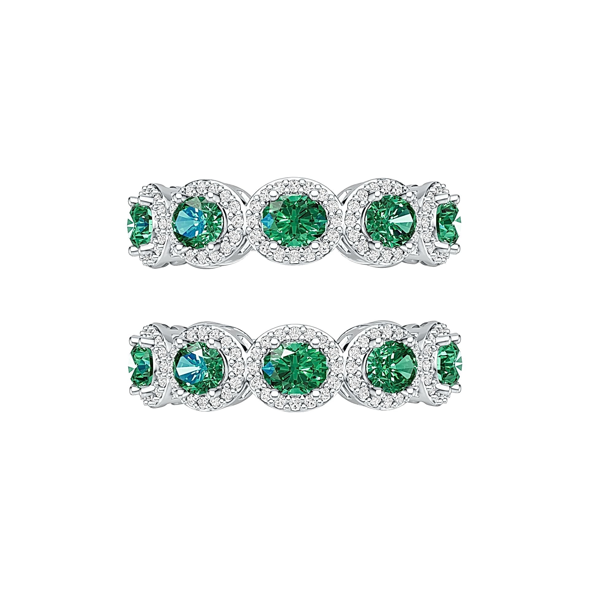 Sterling Silver Semi Mount Earrings Setting Oval OV 5X4mm DHJ