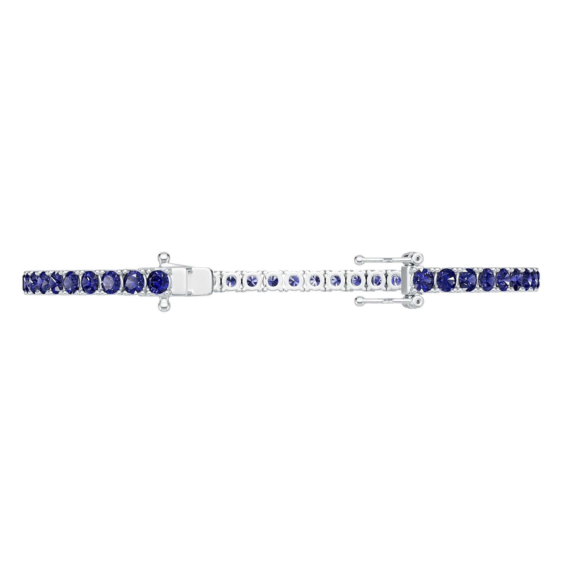 18K Gold Semi Mount Bracelet Setting Round Ro Syz Jewelry