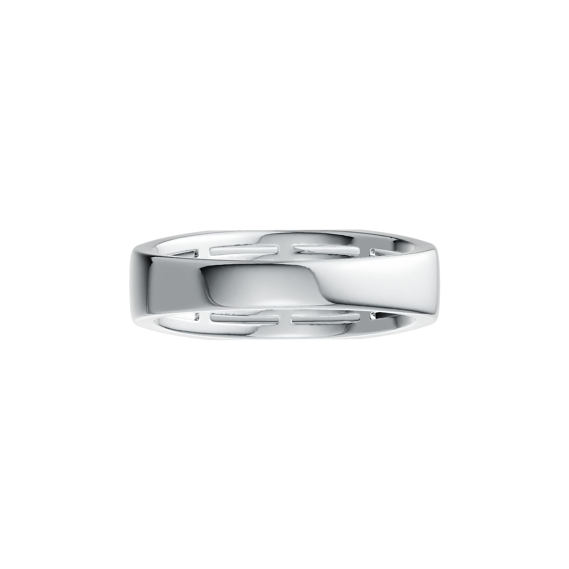 Sterling Silver Semi Mount Ring Setting Round RD 4x4mm DHJ