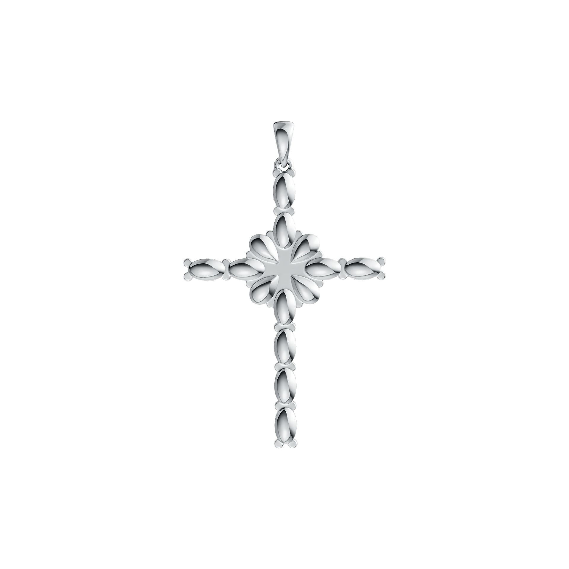 Sterling Silver Semi Mount Pendant Setting Oval OV 5x3mm PE 5x3mm DHJ