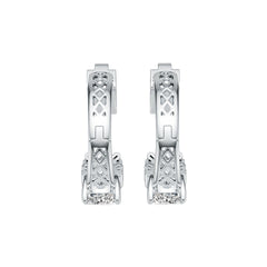 Sterling Silver Semi Mount Earrings Setting Oval OV 8X6mm DHJ