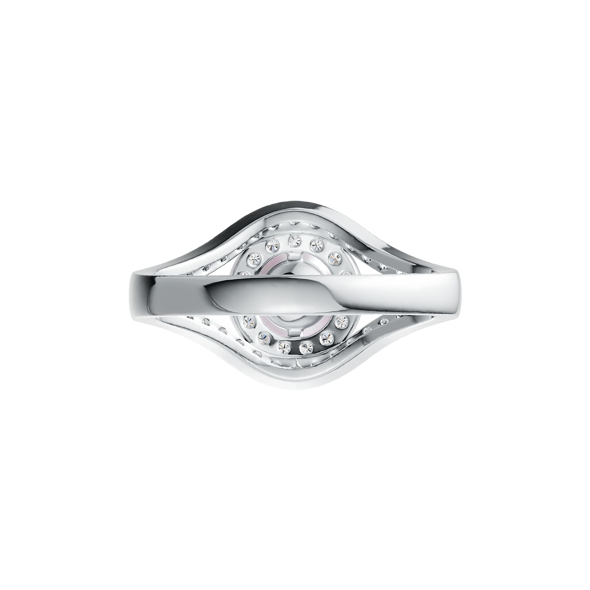 Sterling Silver Semi Mount Ring Setting Round RD 8.5mm DHJ