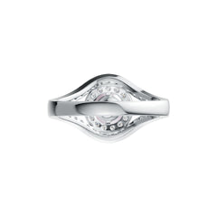 Sterling Silver Semi Mount Ring Setting Round RD 8.5mm DHJ