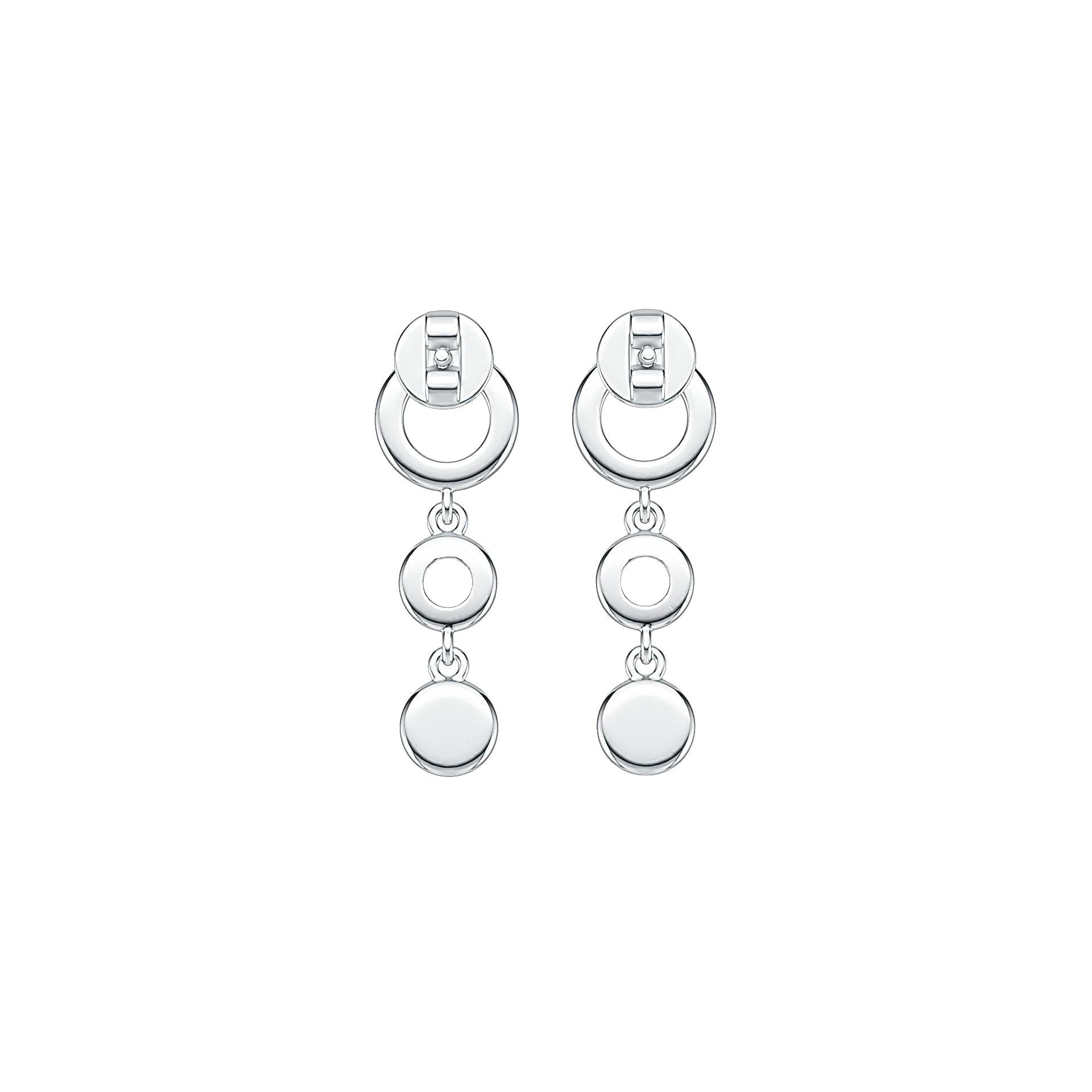 10K Gold Semi Mount Earrings Setting Round RD 1.1mm Moissanite Accent DHJ
