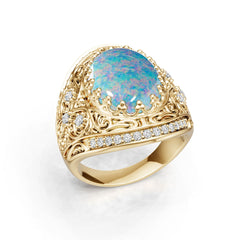 Sterling Silver Semi Mount Ring Setting Round Ro 17x13mm Diamond Accent DHJ