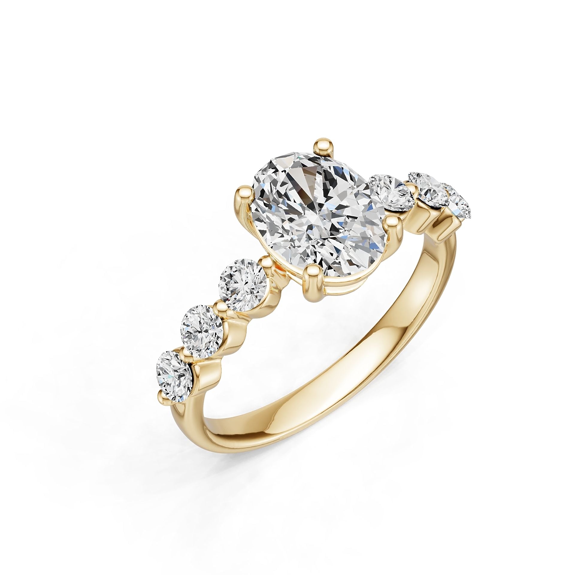 Sterling Silver Semi Mount Ring Setting Oval OV 9X7mm Syzjewelry