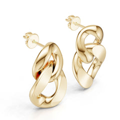 10K Gold Semi Mount Earrings Setting Round Ro 6x6mm Syz Jewelry