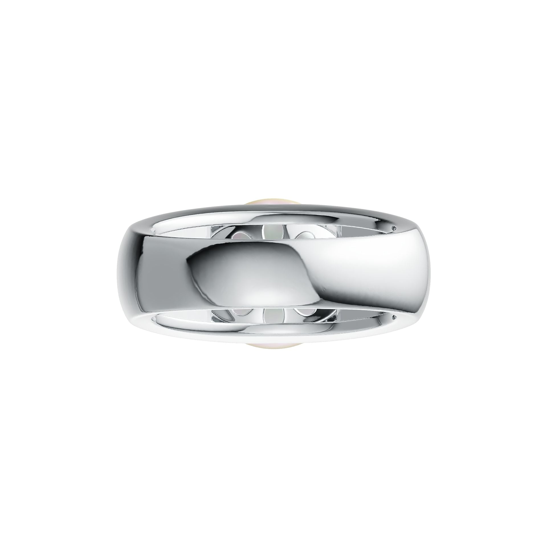 Sterling Silver Semi Mount Ring Setting Round RD 12x12mm DHJ