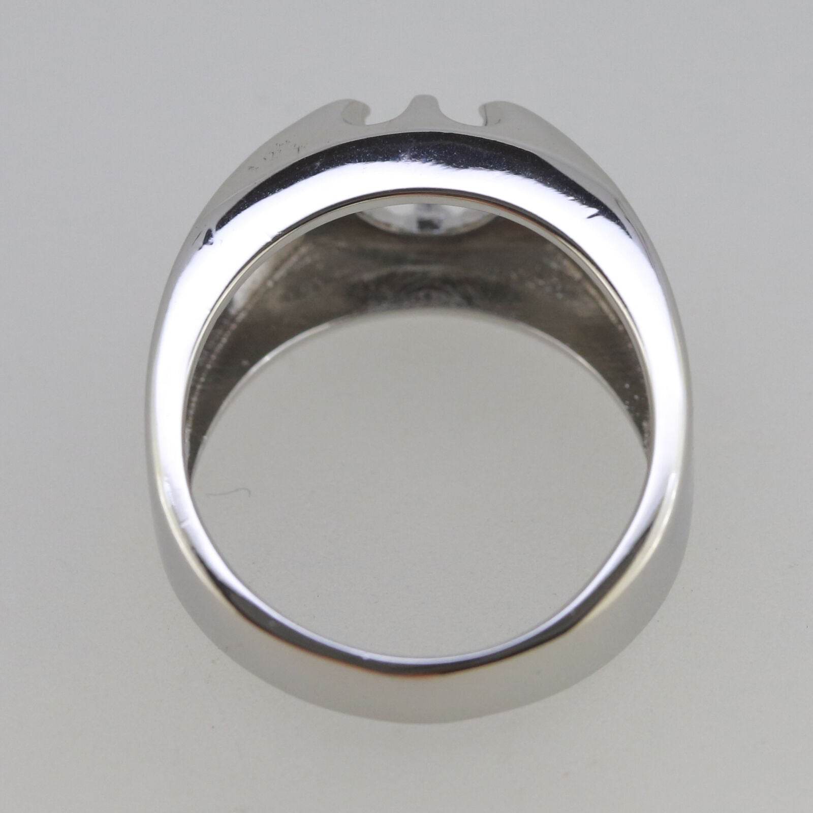 Men's 18K Gold Semi Mount Ring Setting Round RD 7x7mm Ring Solid Syzjewelry