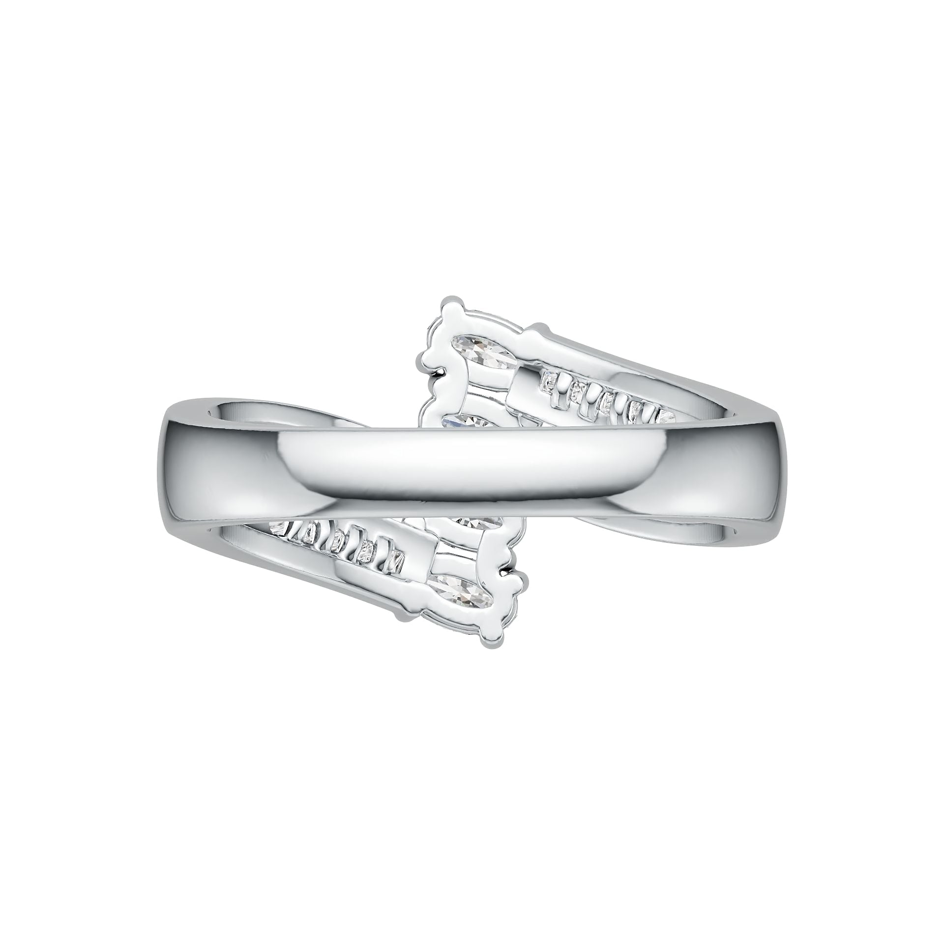 Sterling Silver Semi Mount Ring Setting Oval OV 5x3mm DHJ