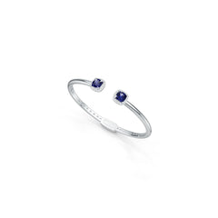 Platinum Semi Mount Bangle Setting Cushion Cu 7x7mm Diamond Accent Syzjewelry