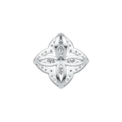 Sterling Silver Semi Mount Pendant Setting Pear PE 4X3mm Syzjewelry