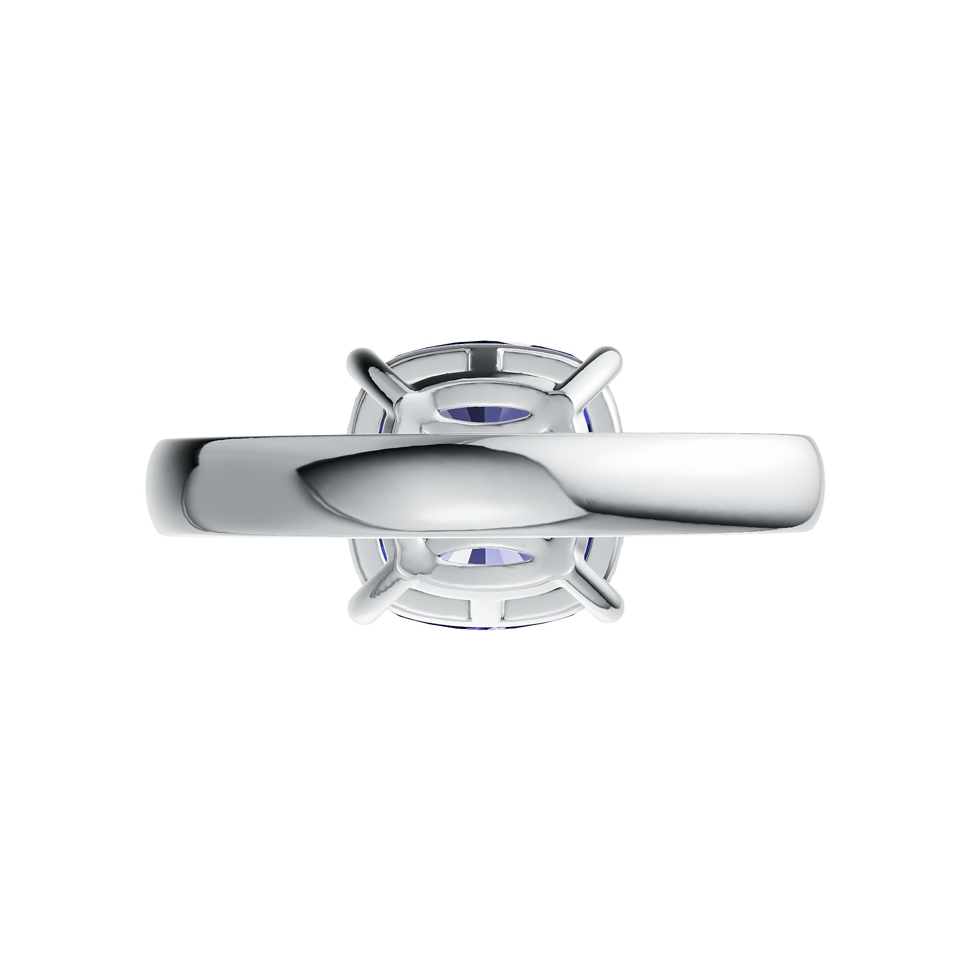 Sterling Silver Semi Mount Ring Setting Cushion CU 10X10mm DHJ