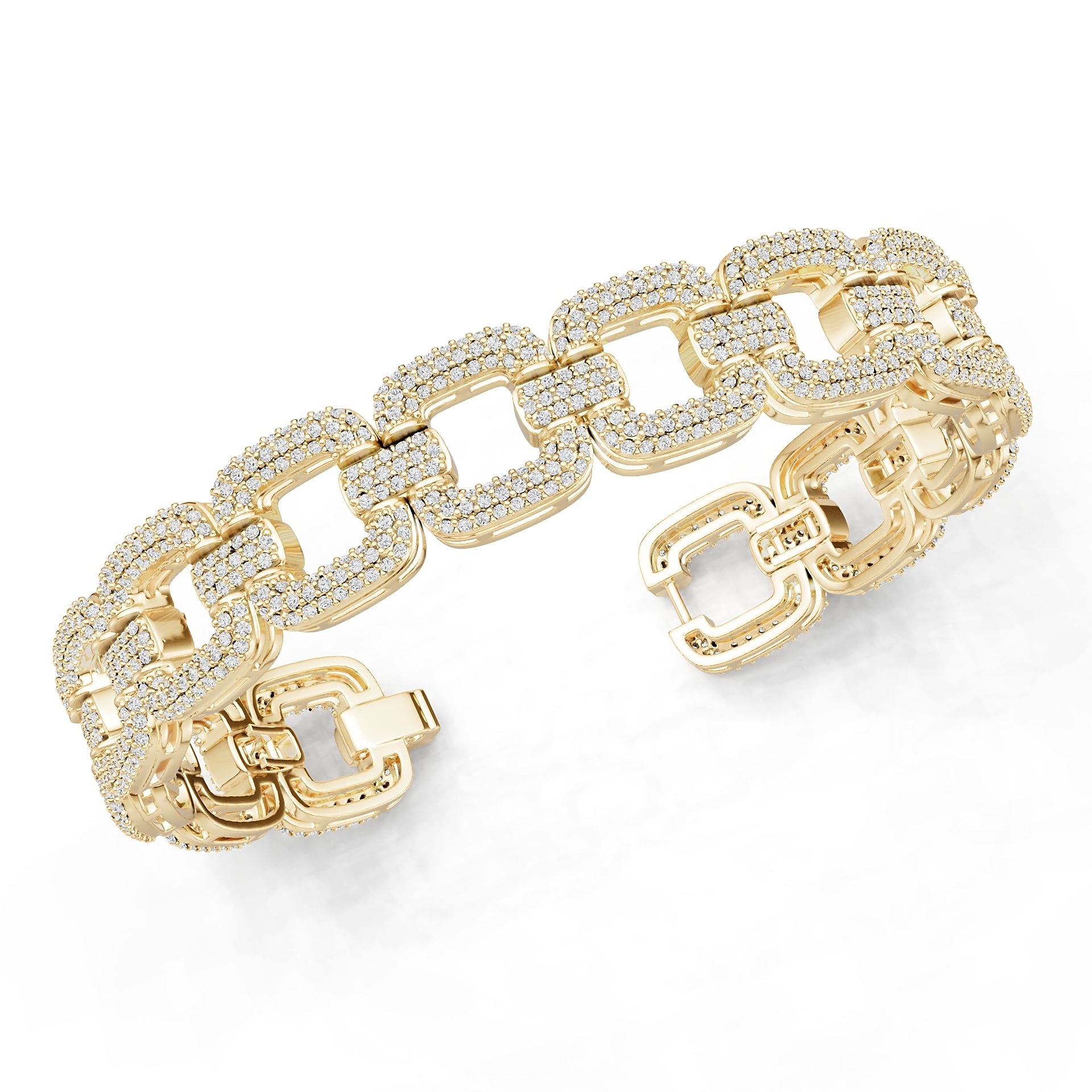 14K Gold Semi Mount Bracelet Setting Round Ro 1x1mm Syz Jewelry