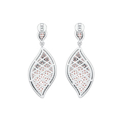 Sterling Silver Semi Mount Earrings Setting Round RD 1.25mm DHJ