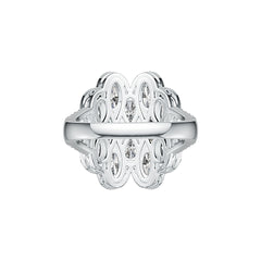 Sterling Silver Semi Mount Ring Setting Oval OV 6X4mm DHJ