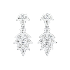 Sterling Silver Semi Mount Earrings Setting Pear PE 6X4mm PE 5X4mm DHJ