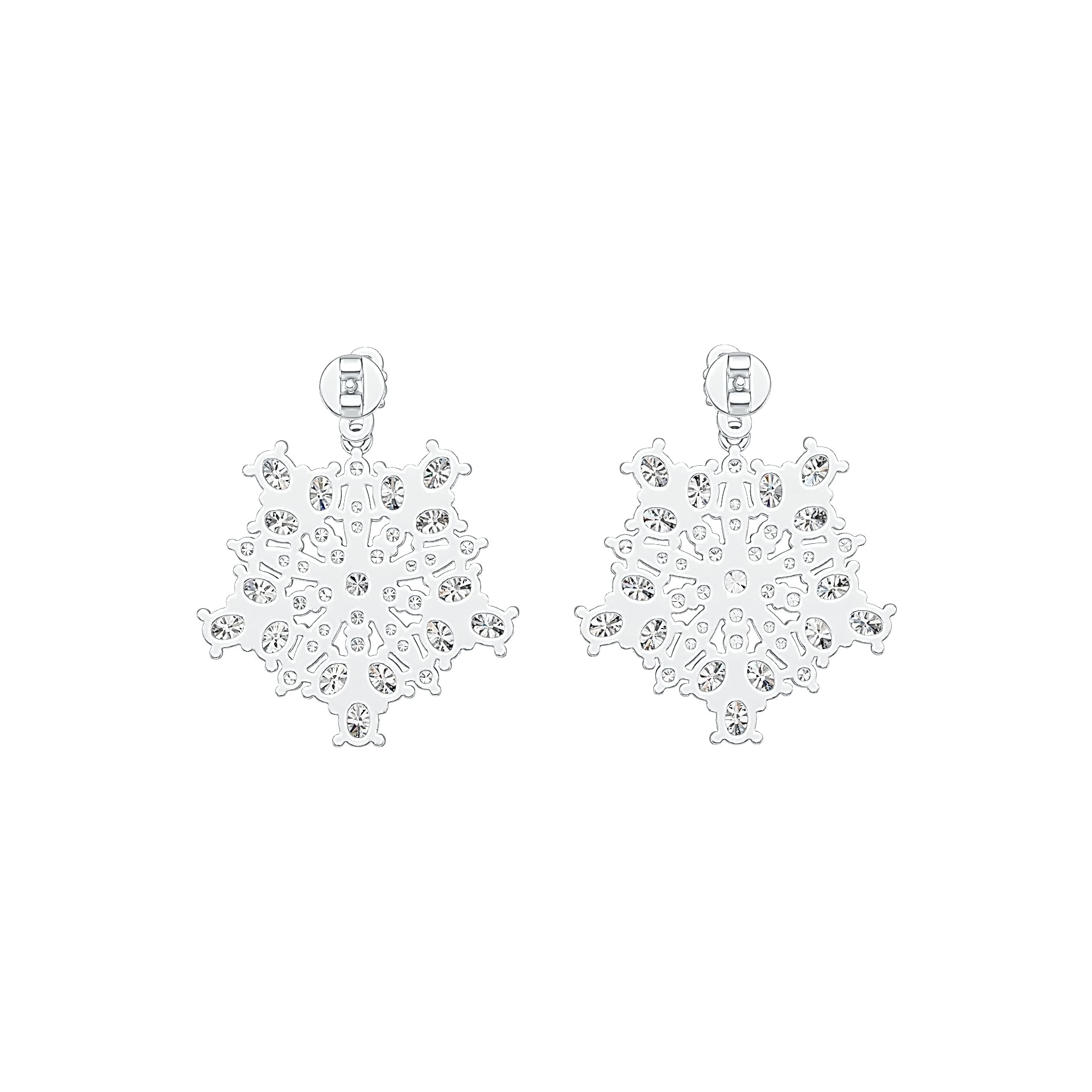Platinum Semi Mount Earrings Setting Oval OV 4X3mm Diamond Accent DHJ