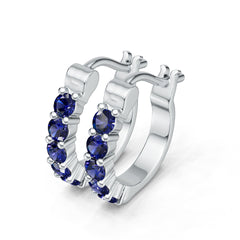 Sterling Silver Semi Mount Earrings Setting Round Rd DHJ