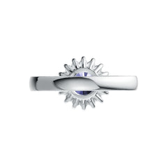Sterling Silver Semi Mount Ring Setting Round RD 7X7mm Halo Syzjewelry