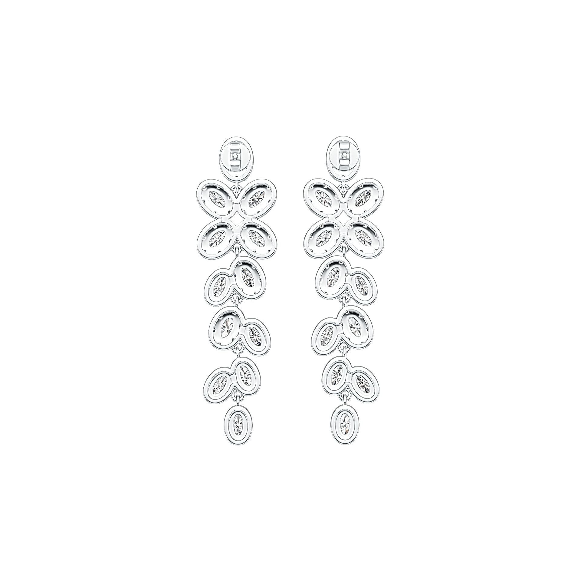 Sterling Silver Semi Mount Earrings Setting Oval OV 5x3mm Syzjewelry