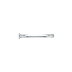 Sterling Silver Bangle with White Topaz or Moissanite Syzjewelry