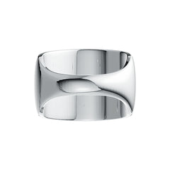 Sterling Silver Multi-Row Band Ring with White Topaz or Moissanite DHJ