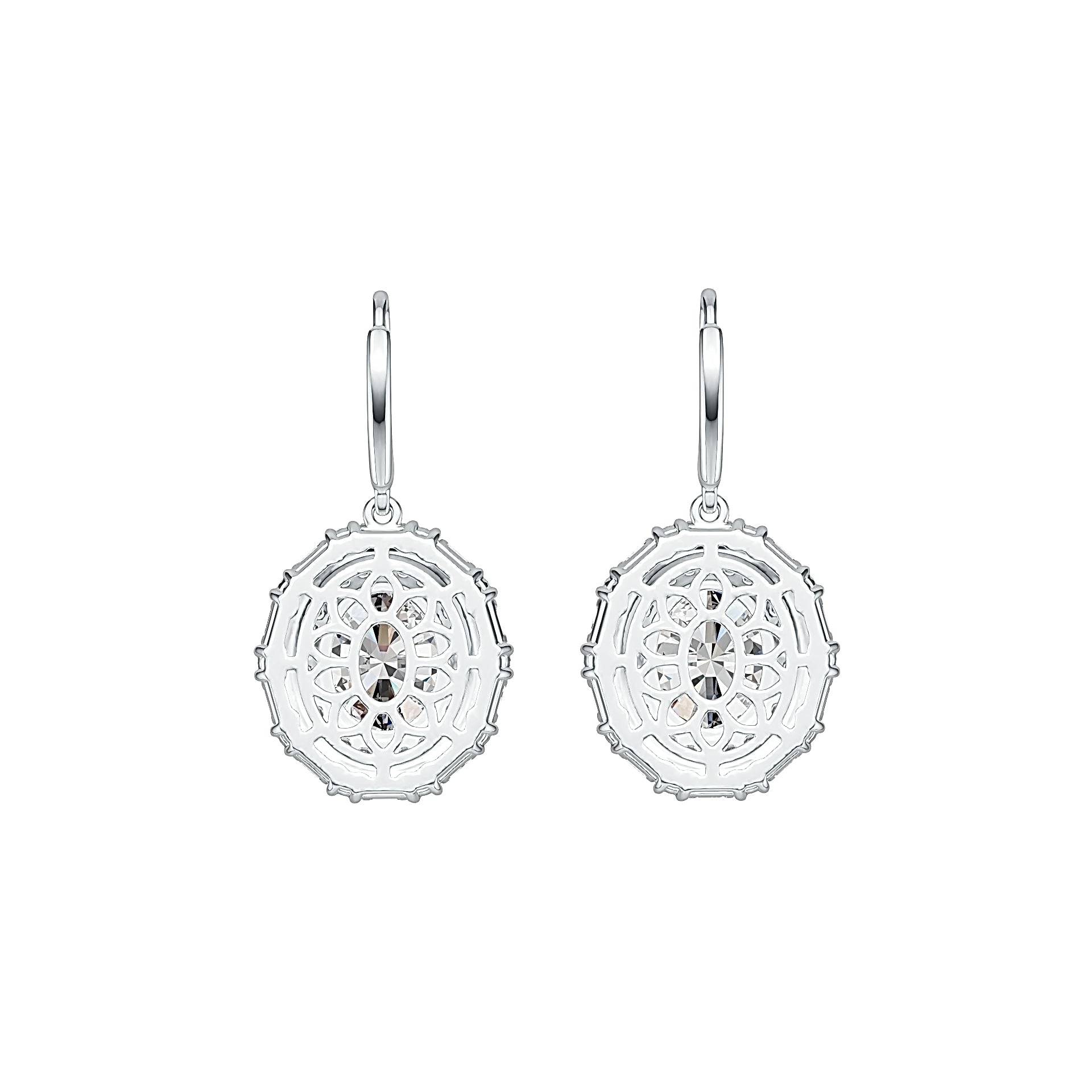 Sterling Silver Semi Mount Earrings Setting Syzjewelry