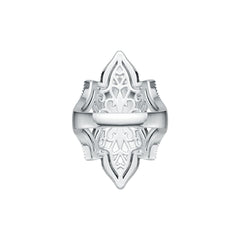 Sterling Silver Semi Mount Ring Setting Round RD 2x2mm DHJ