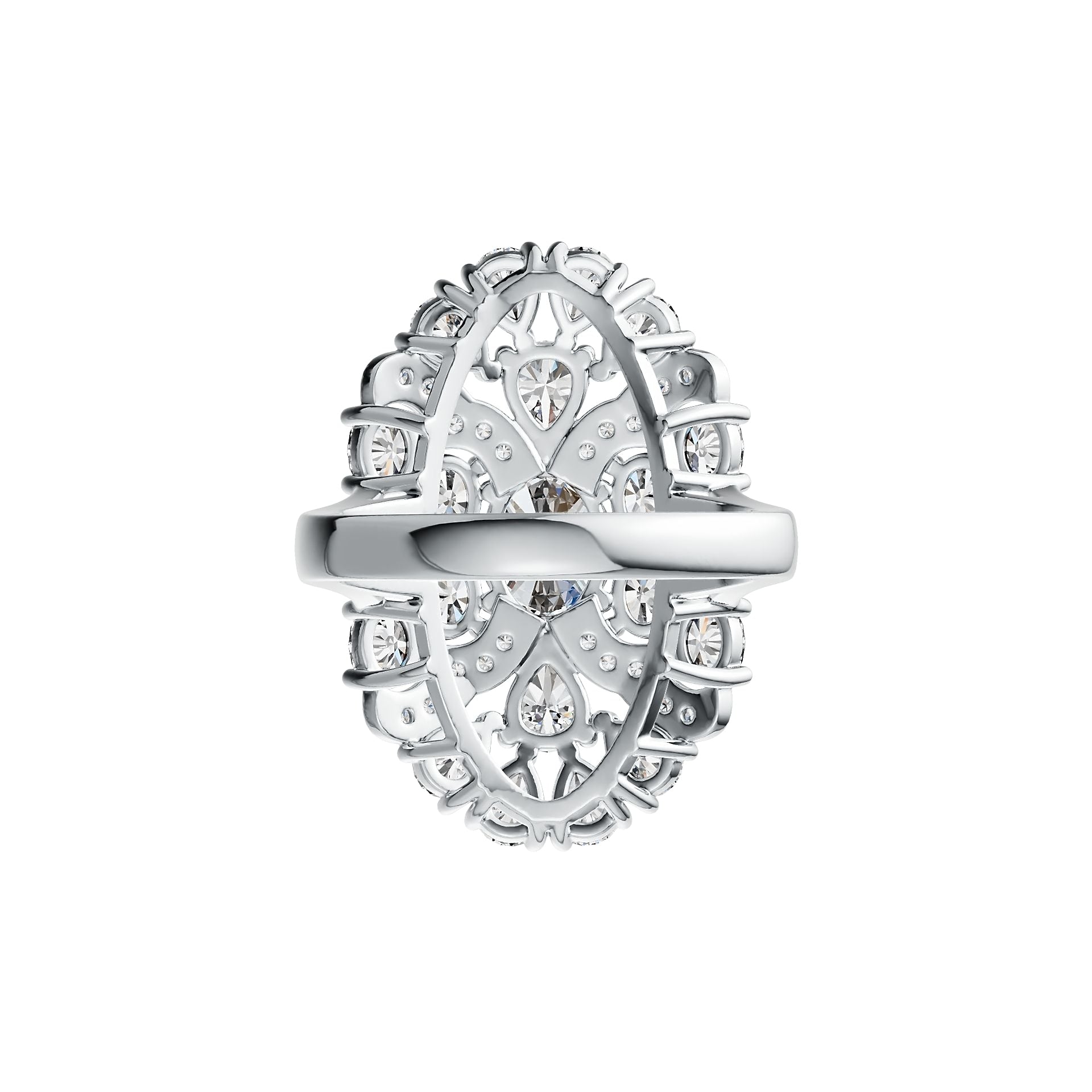 Sterling Silver Semi Mount Ring Setting Oval OV 8X6mm DHJ