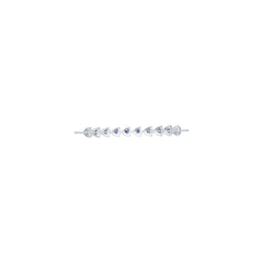 Sterling Silver Semi Mount Bracelet Setting Trillion Tr Syzjewelry