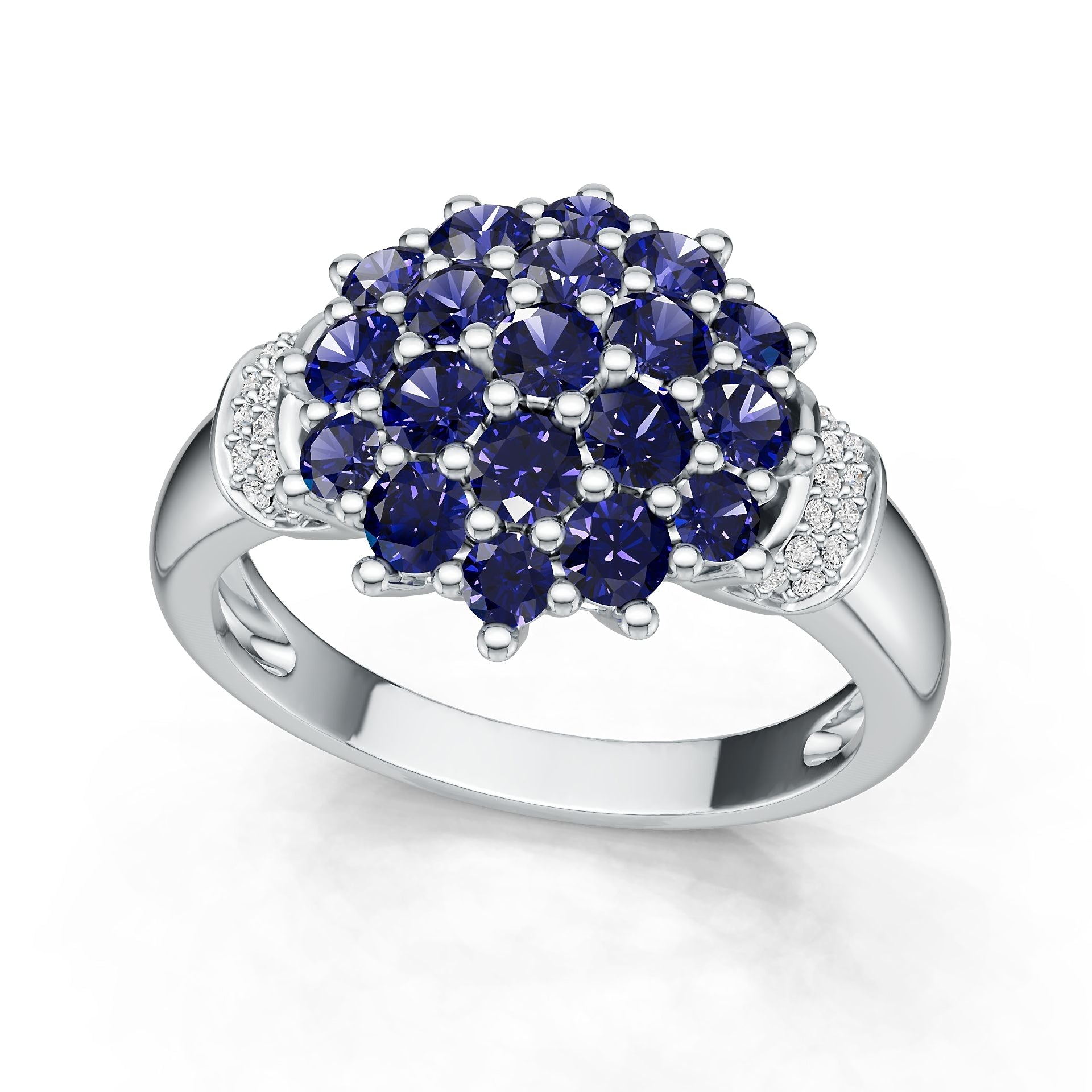 10K Gold Semi Mount Ring Setting Round Ro Syz Jewelry