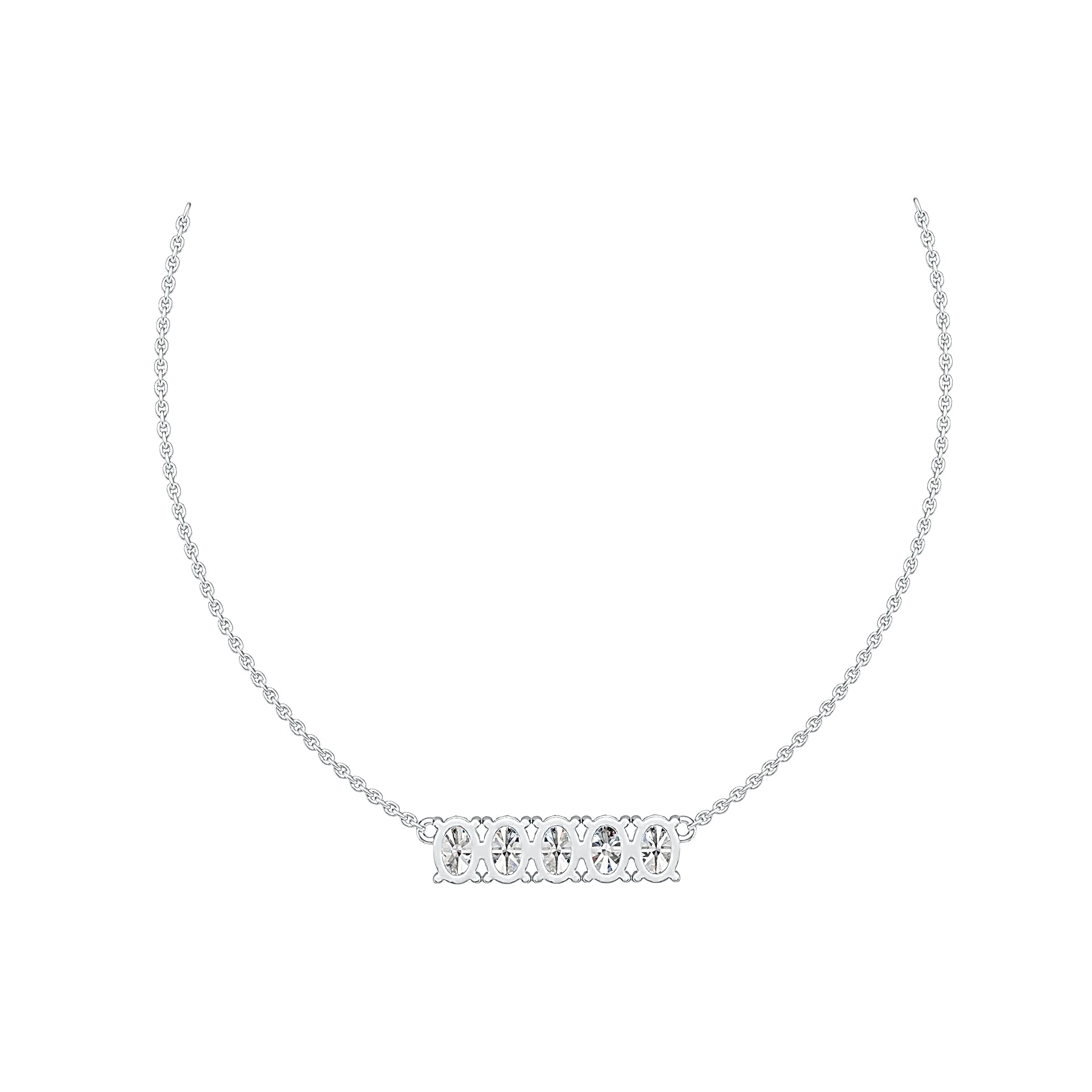 Sterling Silver Semi Mount Pendant Setting Oval OV 7X5mm DHJ