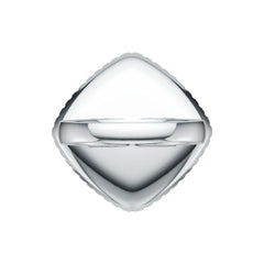 Platinum Semi Mount Ring Setting Cabochon 22X22mm CU 7X7mm Diamond Accent DHJ
